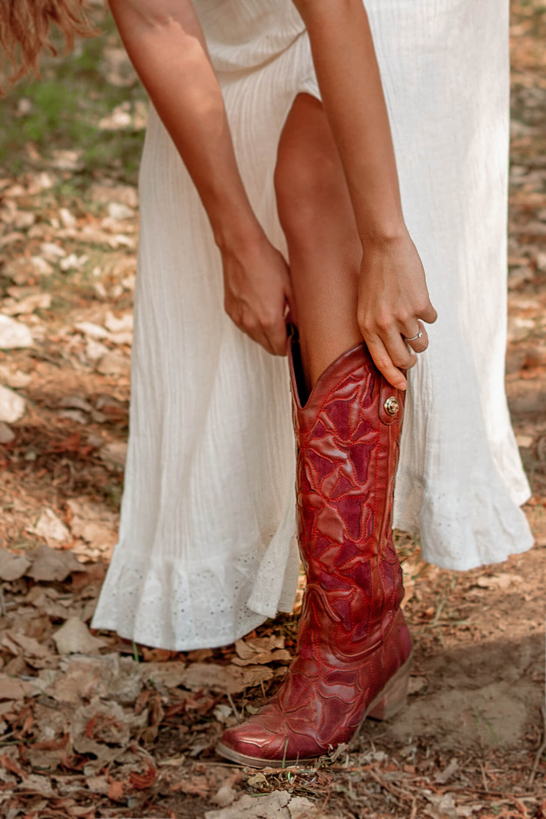 Inlay Cowgirl Boots