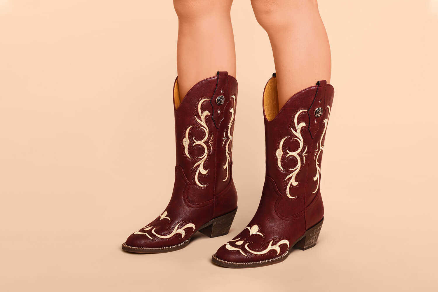 rose gentle boots mid-calf cowboy boots for women collection cover image