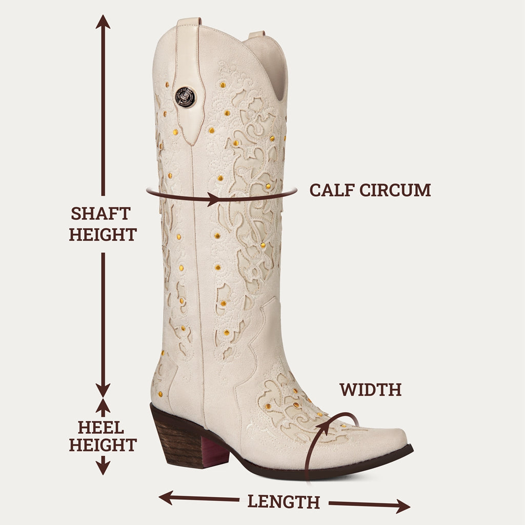 how to measure a cowgirl boot