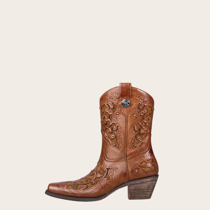 Genuine leather liner classic cowgirl boots 