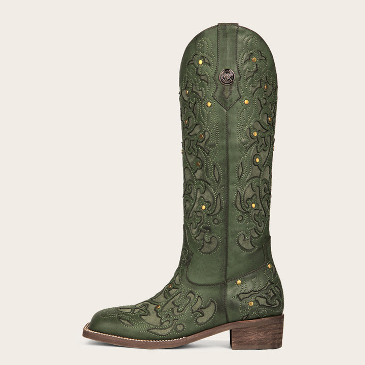 olive green cowboy boots